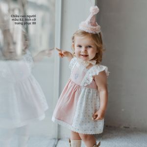 OAK FAMILY | Đầm Hè Cho Bé Gái Có Tay Cánh Nhỏ