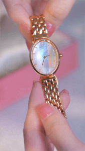 Đồng hồ nữ TITAN Raga Memoirs dây hợp kim mặt 25MM dây màu vàng hồng 95258WM01