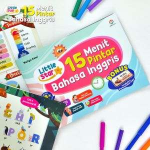 Family Buku Anak 15 Menit Pintar Bahasa Inggris Ziyad Books Little Star / Buku Anak Murah / Buku Anak Kekinian