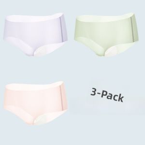 MiiOW | Ultra-Thin Breathable Ice-Silk Yoga Panties Womens Seamless Triangle Shorts Comfortable Non-Marking Summer Underwear