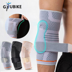 แผ่นรองข้อศอกซิลิโคน GTUBIKE 1 ชิ้น ป้องกันข้อศอกจากการบาดเจ็บจากการเล่นกีฬา แบบถัก 3 มิติ ปรับได้ สำหรับเทนนิส บาสเกตบอล