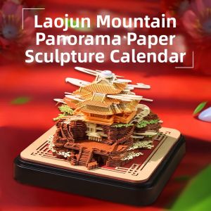 Aesthetic Daily Tear-off 3D Paper Sculpture Calendar 2026
