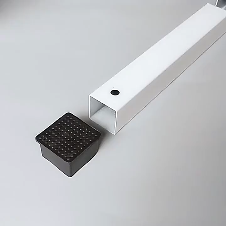 Rubber Footing Tubular Square Tubular Rubber Cover PVC Chair Leg Caps table Foot Rubber Protector Tubular End Cap