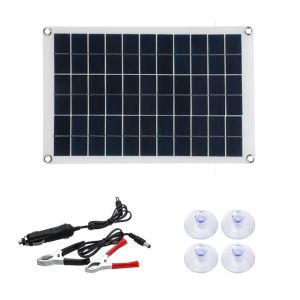 100W Flexible Solar Panel 12V Battery Charger Dual USB With 10-100A Controller Solar Cells Power Bank for Phone Car Yacht RV