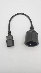 0.3M Konverter Kabel Tembaga Murni C14 To EU 3*0.75mm² Socket Converter