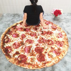 JBTP New Corn Tortilla Blanket Pita Lavash Soft Throw Blanket for Bed Fleece Sofa Plaid Plush Bedspreads Manta Burrito Koce