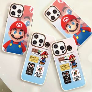 🔥ร้านค้าท้องถิ่น🔥 KoKocase การ์ตูนอะนิเมะกรณีโทรศัพท์ สำหรับ iPhone 11 13 15 14 12  เข้ากันได้ เคสไอโฟน11 13 15 14 12 PRO MAX X XR XS MAX 7 8 14 15 PLUS Super Mario Bros Model ขั้นสูง กันกระแทก หรูหรา กรณีโทรศัพท์สีสะท้อนแสง Reflective Color Phone Case