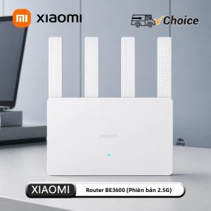 Xiaomi | Bộ Định Tuyến Xiaomi Chính Hãng BE3600 WiFi 7 Băng Tần Kép 2.4/5GHz 160Mhz 3570Mbps Hỗ Trợ Mạng Lưới Mesh Tăng Tốc Chơi Game Và Cổng Ethernet 2.5G