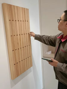 MYSEASON | Ultra-thin Piano Keys Design Beech Coat Rack Hanging Shelf