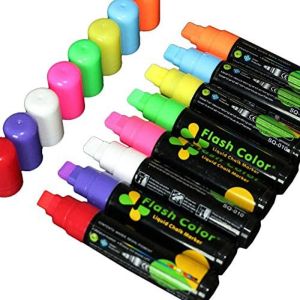 Bộ Bút Dạ Quang LED 8 Màu Có Thể Xóa Đầu 5-10mm Dùng Để Viết LED Vẽ Graffiti Và Tranh Nghệ Thuật