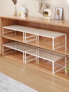 Multi-Functional Shoe Cabinet Layered Partition Shoe Storage Organizer Rack Shelf Space Utilization Household Arrangement Tool