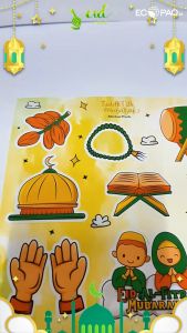 Stiker Pack Idul Fitri - Sticker Lebaran - Type B3