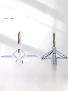 Ốc Vít Mở Rộng Tấm Thạch Cao Ống Giãn Nở Gạch Rỗng Bướm Đinh Mở Rộng Máy Bay Nhựa Rỗng Tường Sợi Mở Rộng Tự Khoan