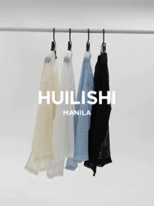 HLS&Huilishi Men Breathable Grid Hollow Mesh Open Knit Shirts Loose V Collar Sheer Lightweight Long Sleeve Outer Cardigan for Summer
