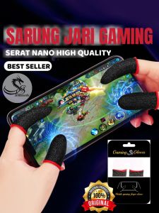 Sepasang Sarung jempol jari gaming layar hp isi 2 touch screen