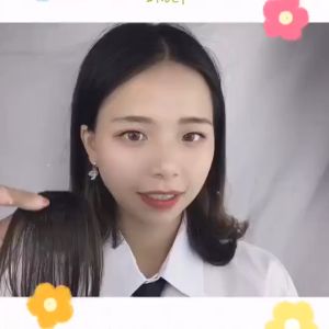 Poni Palsu Hair Poni Depan Hair Extension Poni Mini Tembus Pandang Gaya Korea Dengan Klip