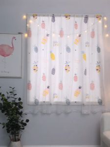 FDM Velcro Double Layer Curtains Self-adhesive Drill-free Installation