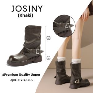 Josiny | Black Thick Sole Boots