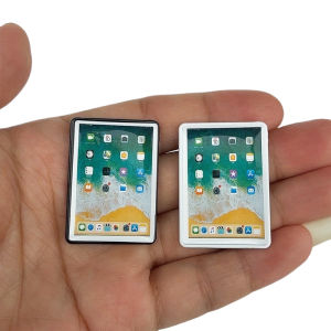 Miniature Dollhouse Model Scene Toy Doll Props Micro Tablet iPad Home Living Scene Static Model Furniture Toys for All Ages