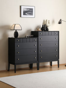 Aidijia Duke Five-Drawer Chest Vintage Solid Wood Wall-Mounted Storage Cabinet Large Capacity Drawer Storage Furniture