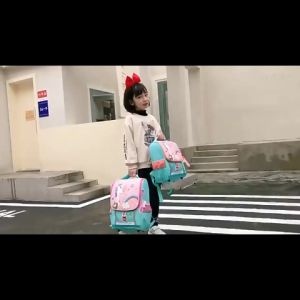 Kids School Bag Unicorn Beg Sekolah Budak Perempuan Rendah Girls Backpack Kindergarten Zipper Multi-pocket Preschool Bagpack