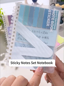 60Sheets Sticky Notes Set Notebook Multicolor Sticky Notes Waterproof Notepad Office School Supplies Stationery