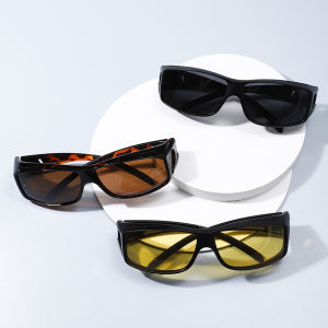 Kính Đi Xe Đạp Phân Cực UV400 Chống Tia UV Kính Mát Thể Thao Thời Trang Tầm Nhìn Ban Đêm Ngoài Trời Gọng Hình Bầu Dục Kính Mát Trung Lập