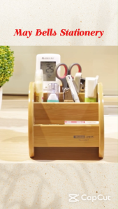 Hộp Cắm Bút Gỗ Làm Quà Tặng Sếp Quà Tặng Giáo Viên 20/11 Hộp Đựng Bút Sang Trọng Xoay 360 Độ