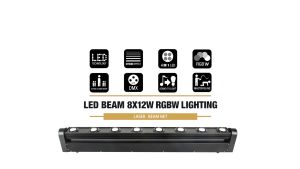 SHEHDS LED Beam 8x12W RGBW Moving Head Light: A Party & Disco Club Lighting Solution