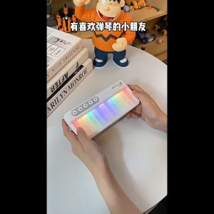 Piano Toy Light Up Music Travel Children Piano Toys Kids Mini Keyboard Piano Preschool Learning Musical Pocket Piano Toys For Baby Girls Boys Toddlers Birthday Gifts