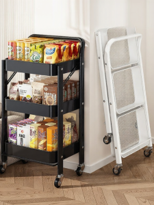 XINGYOU | Collapsible Storage Cart Multifunctional Shelves