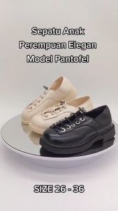 Sepatu Anak Perempuan Import Pantofel Elegant 100% Import