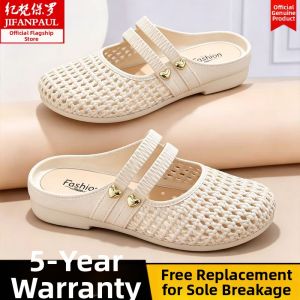 JIFANPAUL | Women Summer Outdoor Slip-On Shoes Soft Bottom Breathable