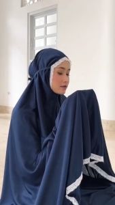 {SCS}Mukena Dewasa bahan hayget premium polos Renda Bahan halus dan Adem Mukenah Muslim Wanita