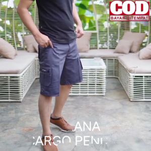 CELANA CARGO PRIA PENDEK PINGGANG RIB KARET DISTRO TERBARU DAN TERMURAH