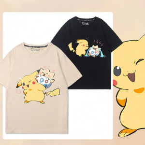 senwdsi | Pokemon Pikachu Togepi Cartoons T-shirt Cotton Short-sleeve
