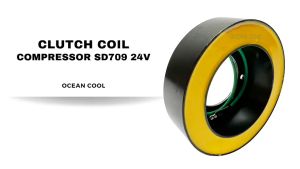 คอล์ยครัช คอมเพลสเซอร์ ซันเด้น 709 24โวลต์ 1สาย CI0008 CLUTCH COIL COMPRESSOR SANDEN 709 24V คอยคลัช คอยล์คลัช