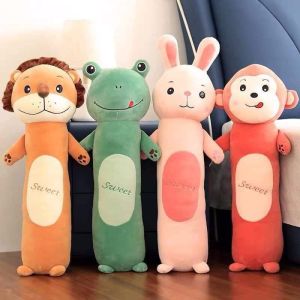 Gấu bông thú dài hình con thỏ con khỉ cute Gối ôm Hình Khỉ