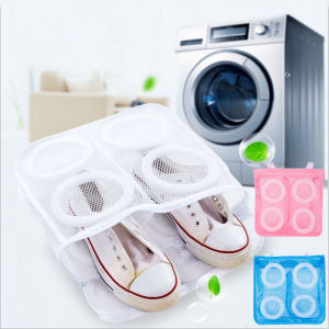 Làm sạch túi lưới tái sử dụng giặt và túi đựng giày quần áo bẩn túi lưu trữ dây kéo đóng cửa chống biến dạng phụ kiện gia đình