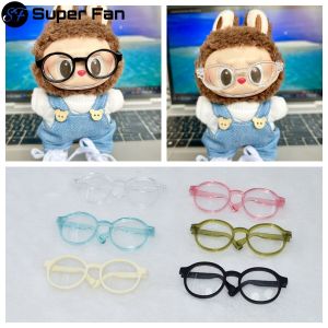 (Siêu Quạt) Kính labubu Kính Dễ Thương nhựa 6.5cm cho Macaron labubu 17cm và búp bê BJD 60cm và 1/3 búp bê BJD Đồ chơi búp bê phụ kiện kính