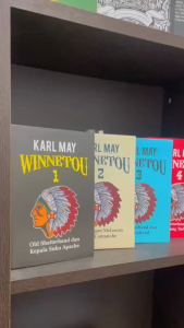 Novel Sastra Klasik Paket Lengkap Winnetou Karya Karl May (4 Buku)