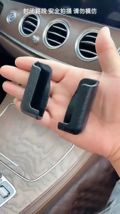 Universal Car Mobile Phone Holder Self-adhesive Mutifunctional Dashboard Mount Bracket Adjustable Width Phone Stand Navigation Rack