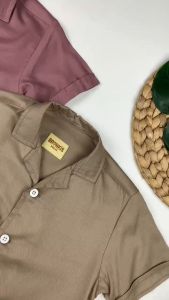Bronkis Junior: Kemeja Anak Laki-Laki Premium Rayon Polos Kekinian