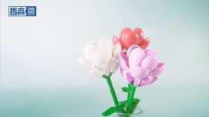 Mini Flower Building Blocks DIY Creative STEM Home Décor Romantic Gift for Kids Girls Wedding Anniversary Eternal Bloom Childrens Assembly Toy