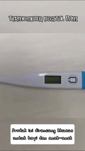 Termometer Digital UJUNG LENTUR FLEKSIBEL Pengukur Suhu Badan Bayi Anak Dewasa Thermometer