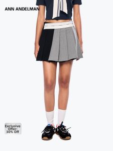ANN ANDELMAN | Color Block Deconstructed A-Line Skirt