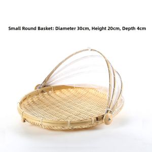 Dustproof Storage Basket Bamboo