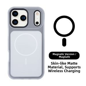 SHUXIE | Matte Texture Magnetic Phone Case Shockproof 17 Pro Max 16 Pro