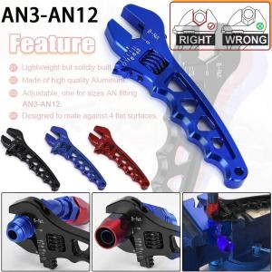 🚚【สินค้าใหม่ + จัดส่งฟรี】🚚ปรับเครื่องมือฟิตติ้งสายยางประแจอลูมิเนียมประแจอลูมิเนียม AN3-AN12เครื่องมืออุปกรณ์เสริมประแจ BX100723 VR-SLW0601 AN3-AN12