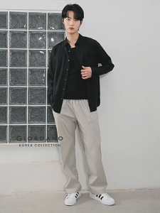 [Online Exclusive - Korea Collection]Giordano Men Drawstring Elastic Waist Pants